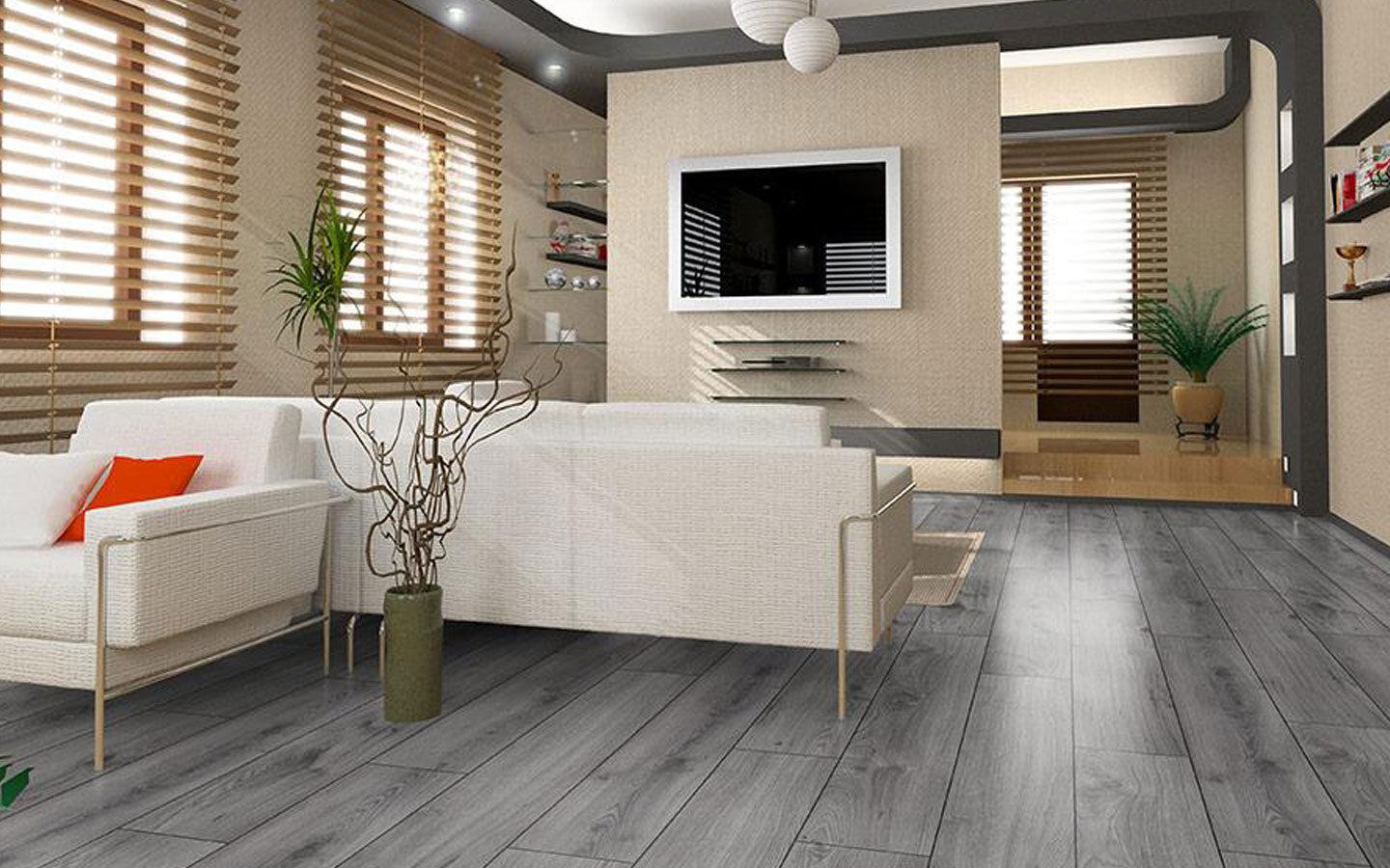 Charming Home Update with Sleek Laminate Flooring