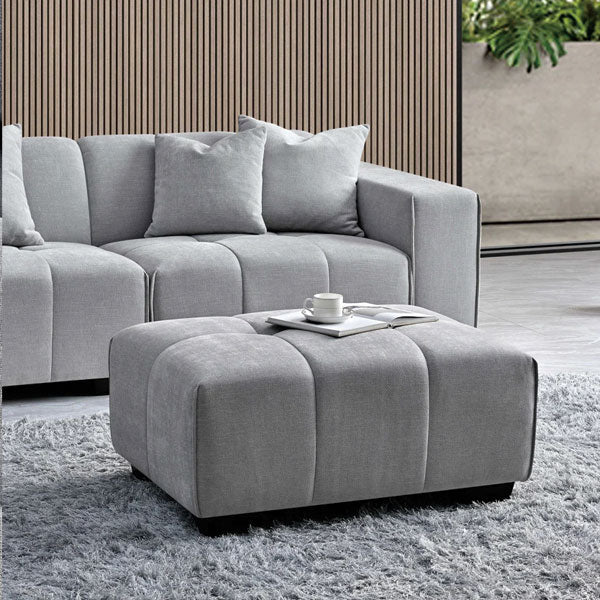 Aluxo Leonard Left-Hand Corner Grey Boucle