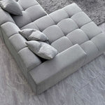 Load image into Gallery viewer, Aluxo Leonard Left-Hand Corner Grey Boucle
