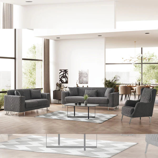 Elegance Dark Gray Sofa Set (Starting from £534 to £1380)