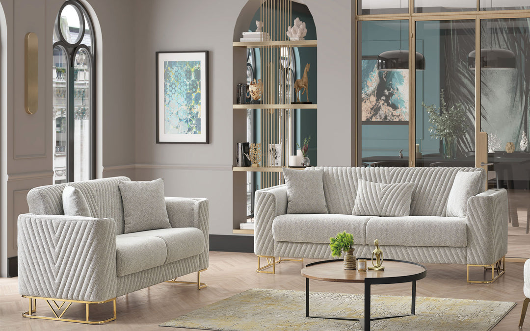 Elegance White Sofa Set (Starting from £534 to £1380)