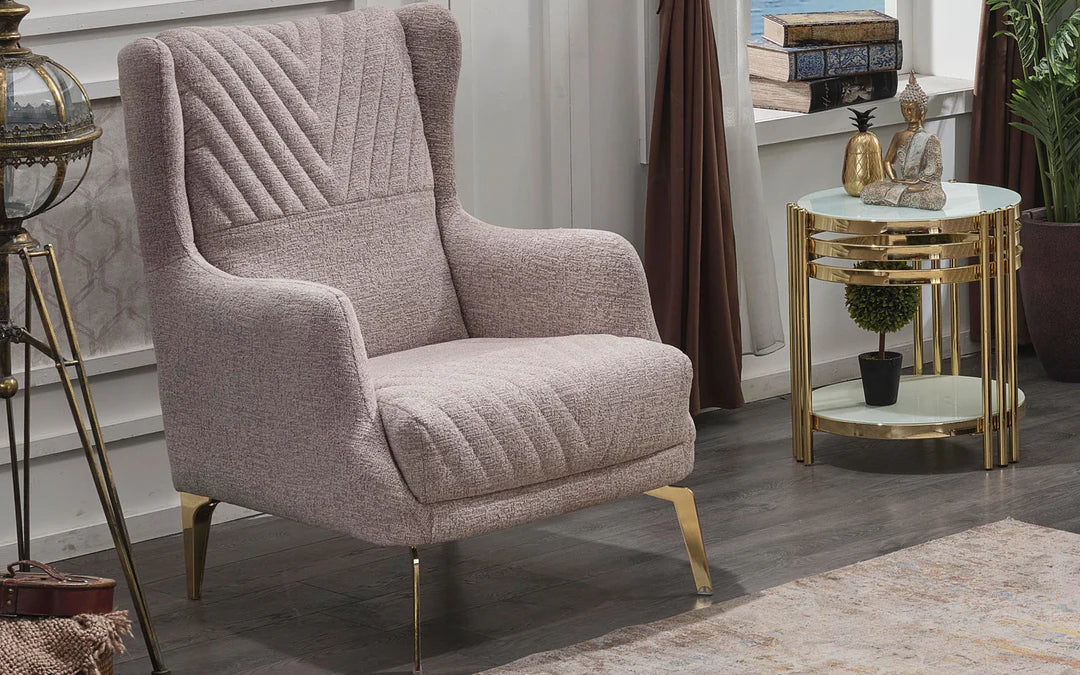 Elegance Pale Silver Sofa Set (Starting from £534 to £1380)