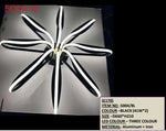 Load image into Gallery viewer, Sleek Black LED Chandelier – Model 5004/8L
