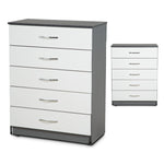Load image into Gallery viewer, Amorés 5 Drawer Chest – Premium Storage Solution
