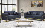 Load image into Gallery viewer, Parma Black Sofa Set (Starting from £380 to £1520)
