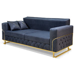Load image into Gallery viewer, Parma Black Sofa Set (Starting from £380 to £1520)
