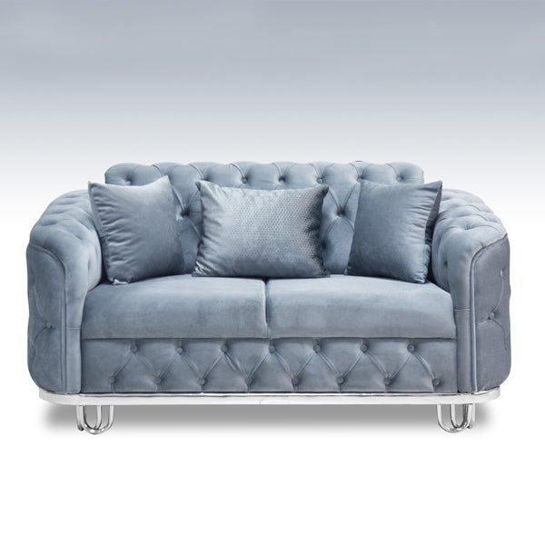 Almira Chesterfield Turkish Blue Sofa Set (Starting from £380 to £1520)
