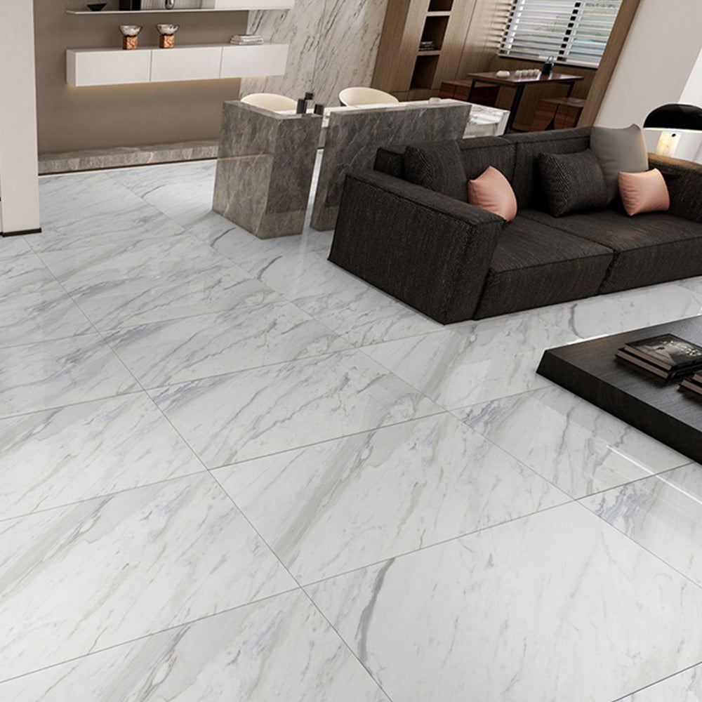 CALACATTA BELGIA - 1200x600 High Gloss Porcelain Tile