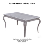 Load image into Gallery viewer, Clara Marble Dining Table
