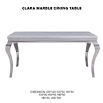 Load image into Gallery viewer, Clara Marble Dining Table
