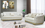 Load image into Gallery viewer, Almira Chesterfield Turkish White Sofa Set (Starting from £380 to £1520)
