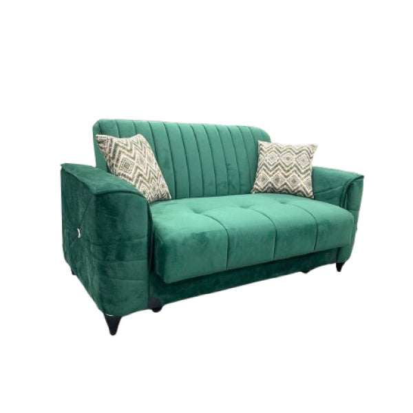 Luxurious Comfort Green Sofa – Elegant and Durable Design