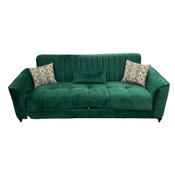 Luxurious Comfort Green Sofa – Elegant and Durable Design