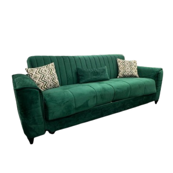 Luxurious Comfort Green Sofa – Elegant and Durable Design