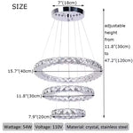 Load image into Gallery viewer, Luxury Chrome LED Chandelier – (Item No: D495)

