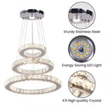 Load image into Gallery viewer, Luxury Chrome LED Chandelier – (Item No: D495)
