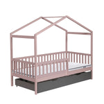 Load image into Gallery viewer, Solid Pine Oak Arch Bed
