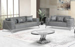 Load image into Gallery viewer, Jasmine Gray Velvet Sofa Set (Starting from £534 to £1380)
