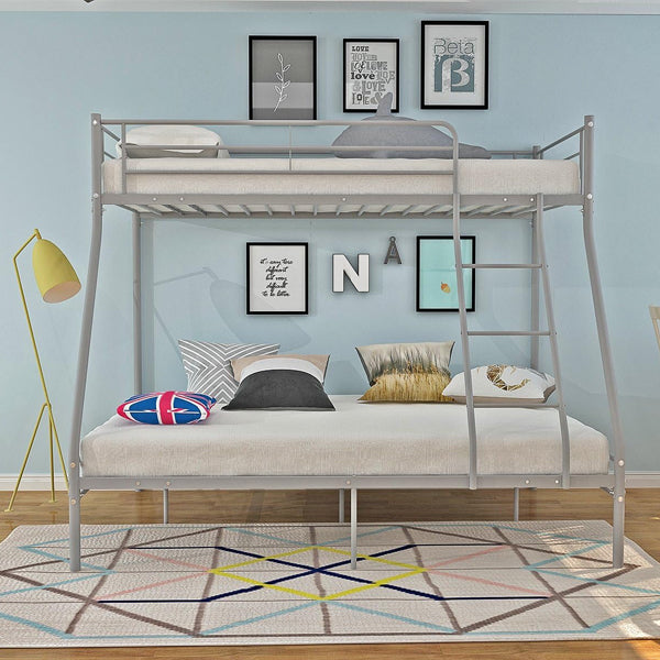 Metal Iron Bunk Bed with Ladder