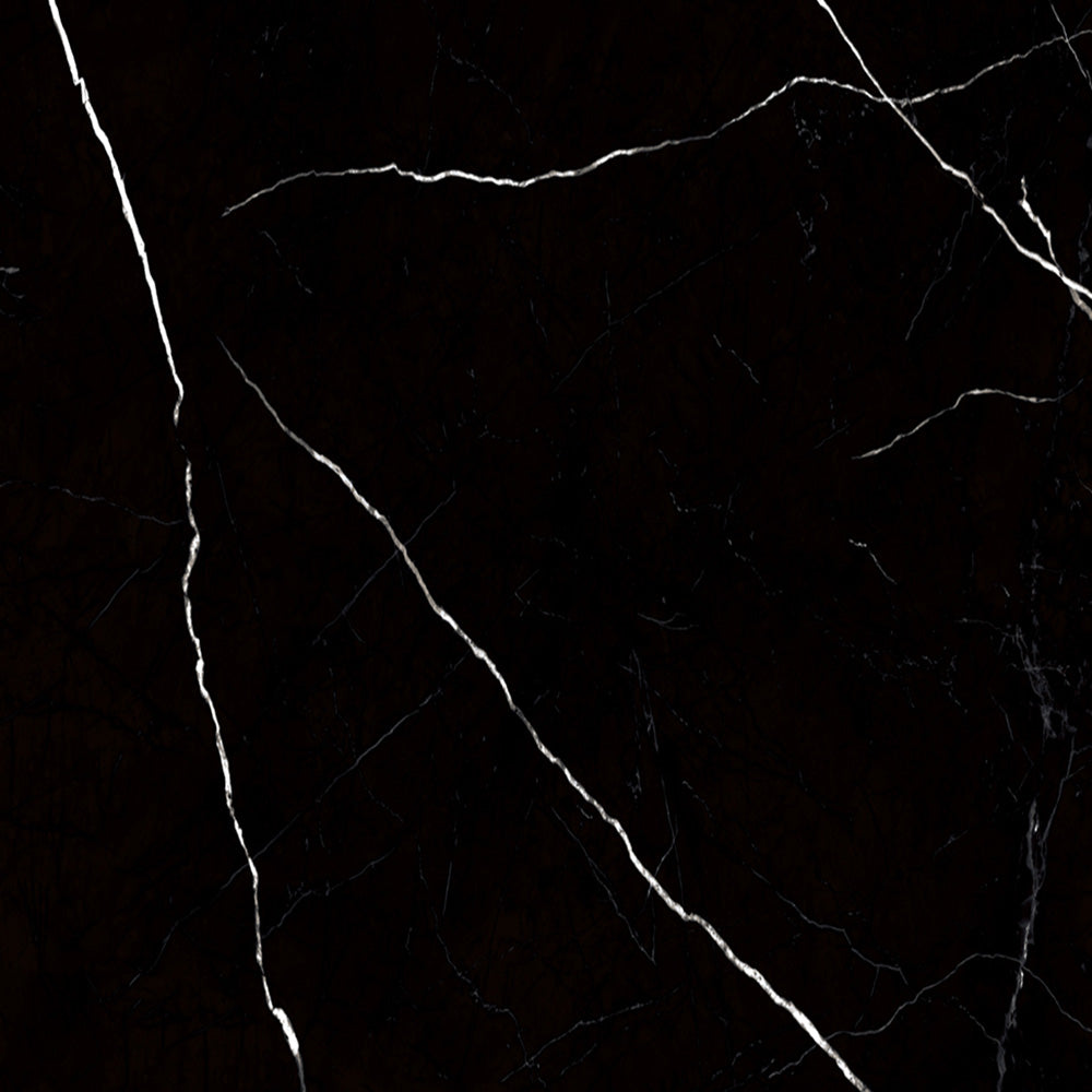 Nero Marquina Black and white- 120x60 High Gloss Porcelain Tile