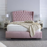 Load image into Gallery viewer, Rosie Bed Frame with Winged Design (Starting from £624 to £780)
