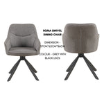 Load image into Gallery viewer, Roma Swivel Dining Chair
