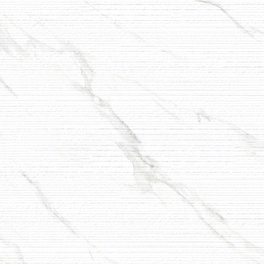 Statuario Mercury Grey Linear  - 120x120 High Gloss Porcelain Tile