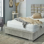 Load image into Gallery viewer, Vida Bed Frame with Aluminum Gold Accent (Starting from £800 to £1000)
