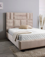 Load image into Gallery viewer, Zara Bed Frame with Unique Upholstered Design (Starting from £650 to £850)
