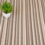 Load image into Gallery viewer, Beige Multi Stripe Loop Carpet
