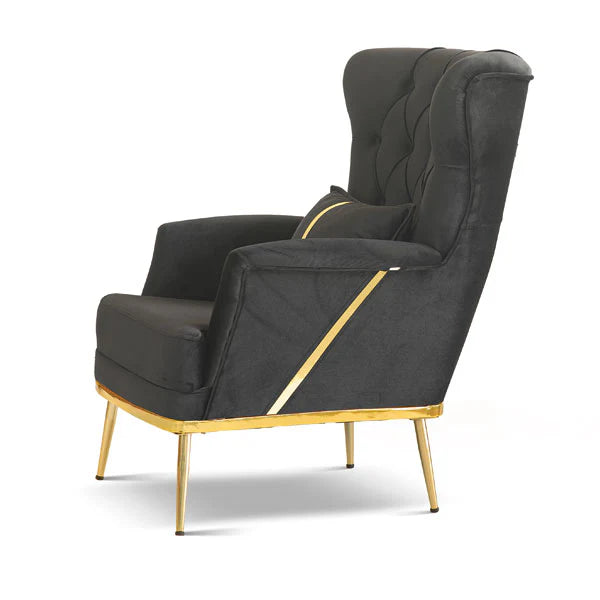 Jasmine Black Velvet Sofa Set (Starting from £534 to £1380)