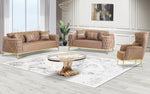 Load image into Gallery viewer, Jasmine Brown Velvet Sofa Set (Starting from £534 to £1380)
