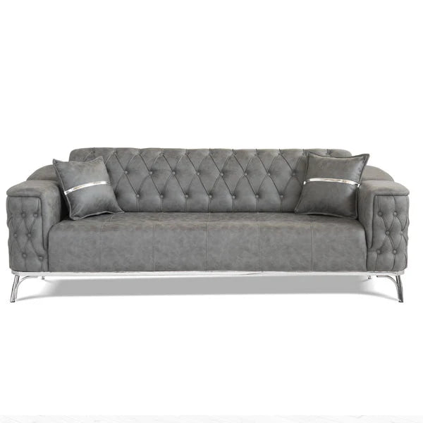 Jasmine Gray Velvet Sofa Set (Starting from £534 to £1380)