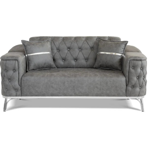 Jasmine Gray Velvet Sofa Set (Starting from £534 to £1380)